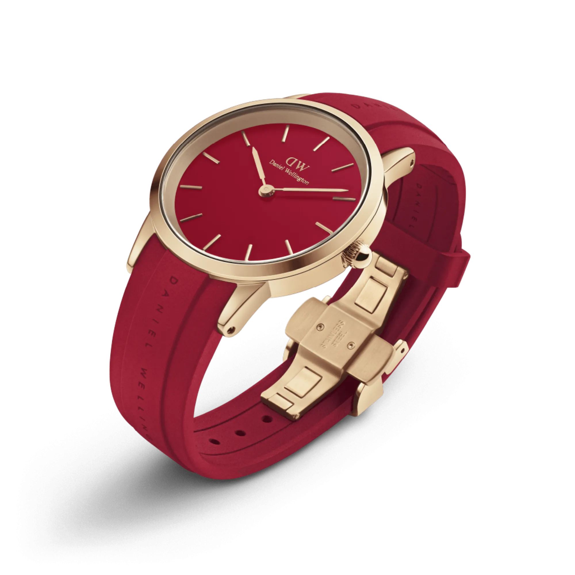 Daniel Wellington Iconic Motion Ruby 40mm Red Dial Watch DW00100502