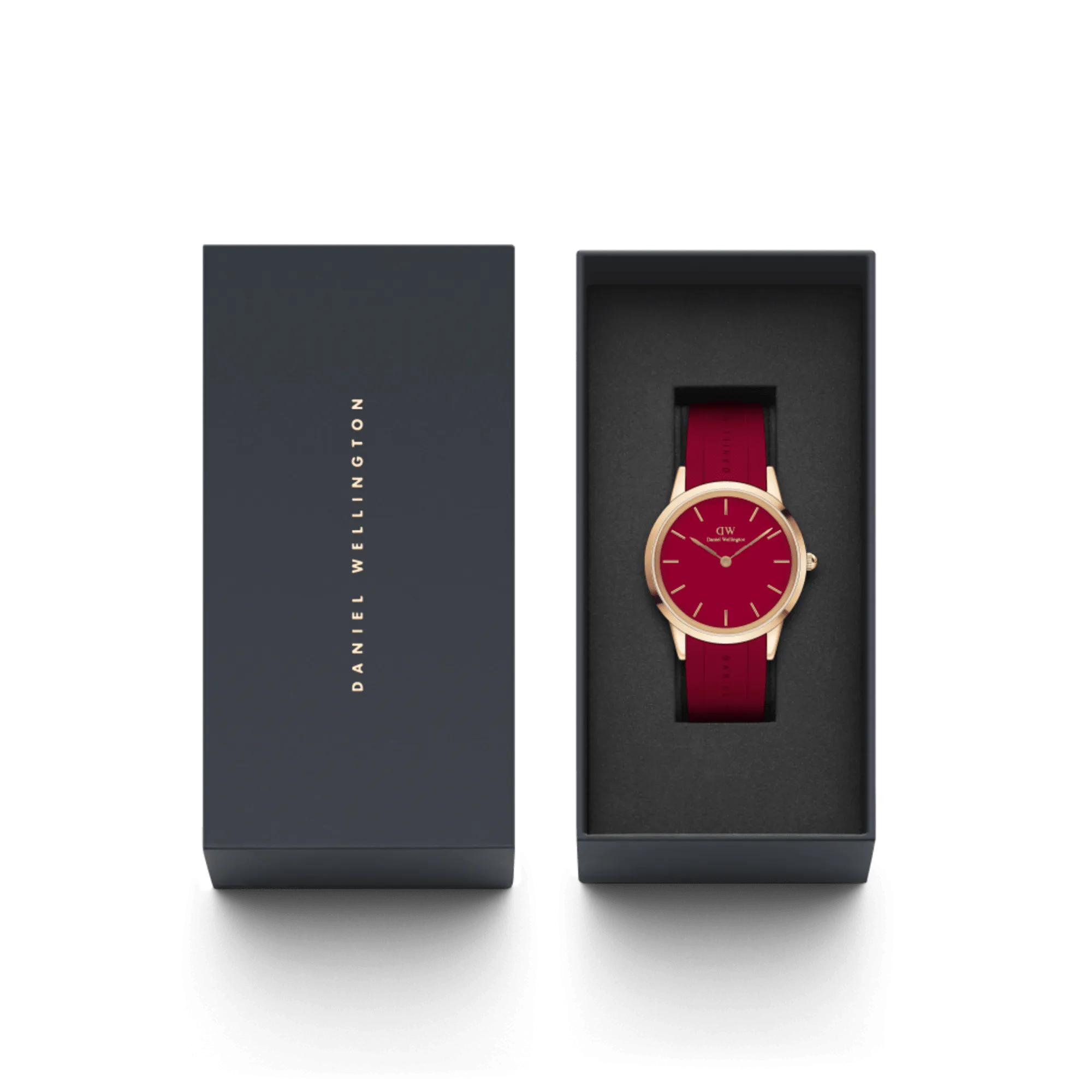 Daniel Wellington Iconic Motion Ruby 40mm Red Dial Watch DW00100502