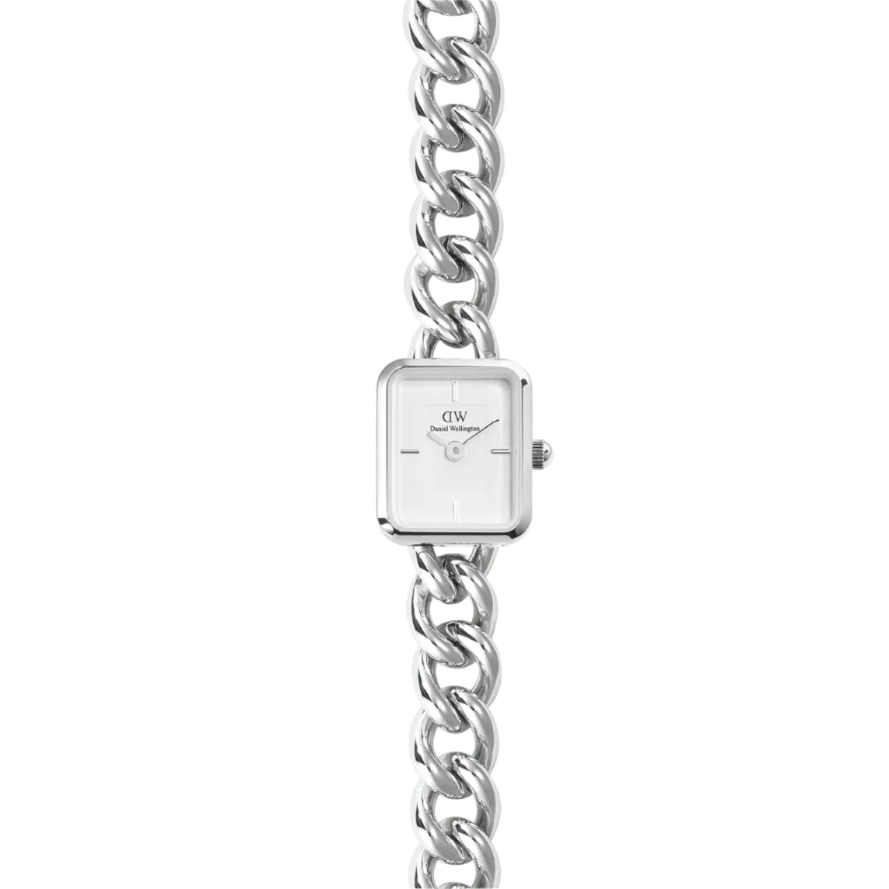 Daniel Wellington Jolie Silver Chain White Dial Watch DW00100834
