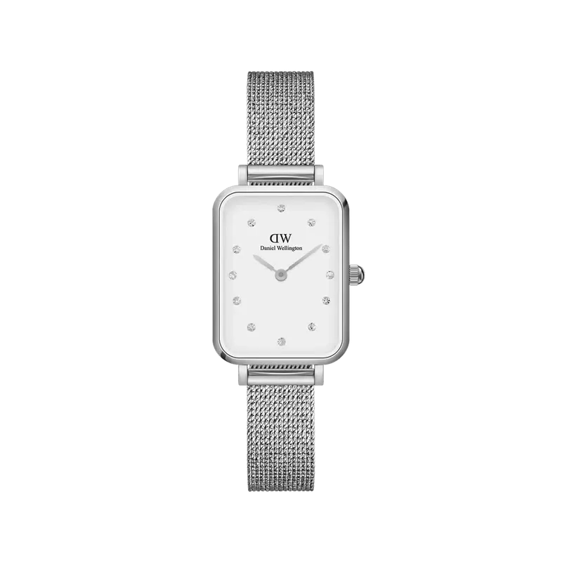 Daniel Wellington Lumine Pressed Sterling Silver Watch 20x26mm