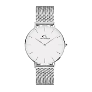 Daniel Wellington Petite 36mm Sterling White Dial Watch DW00100306