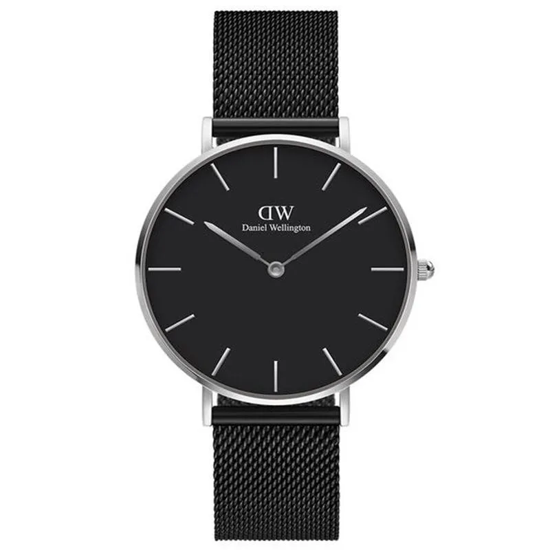 Daniel Wellington Petite Ashfield Silver Watch 36mm