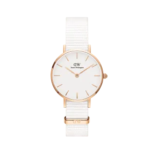 Daniel Wellington Petite Dover 28mm White Dial Watch DW00100313