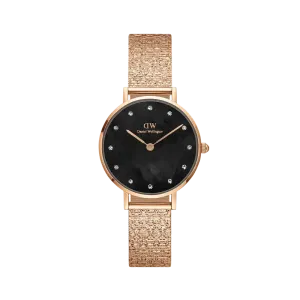 Daniel Wellington Petite Lumine Pressed Piano Rose Gold Watch 28mm