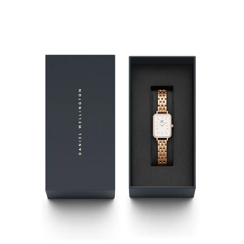 Daniel Wellington Quadro Lumine Bezel 5-Link Melrose