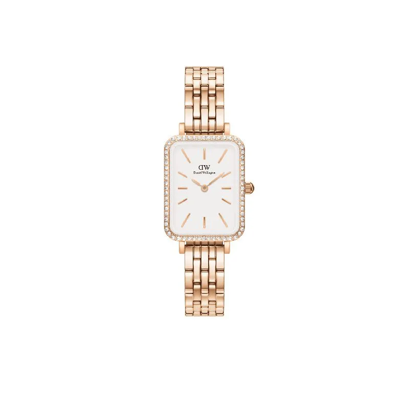 Daniel Wellington Quadro Lumine Bezel 5-Link Melrose