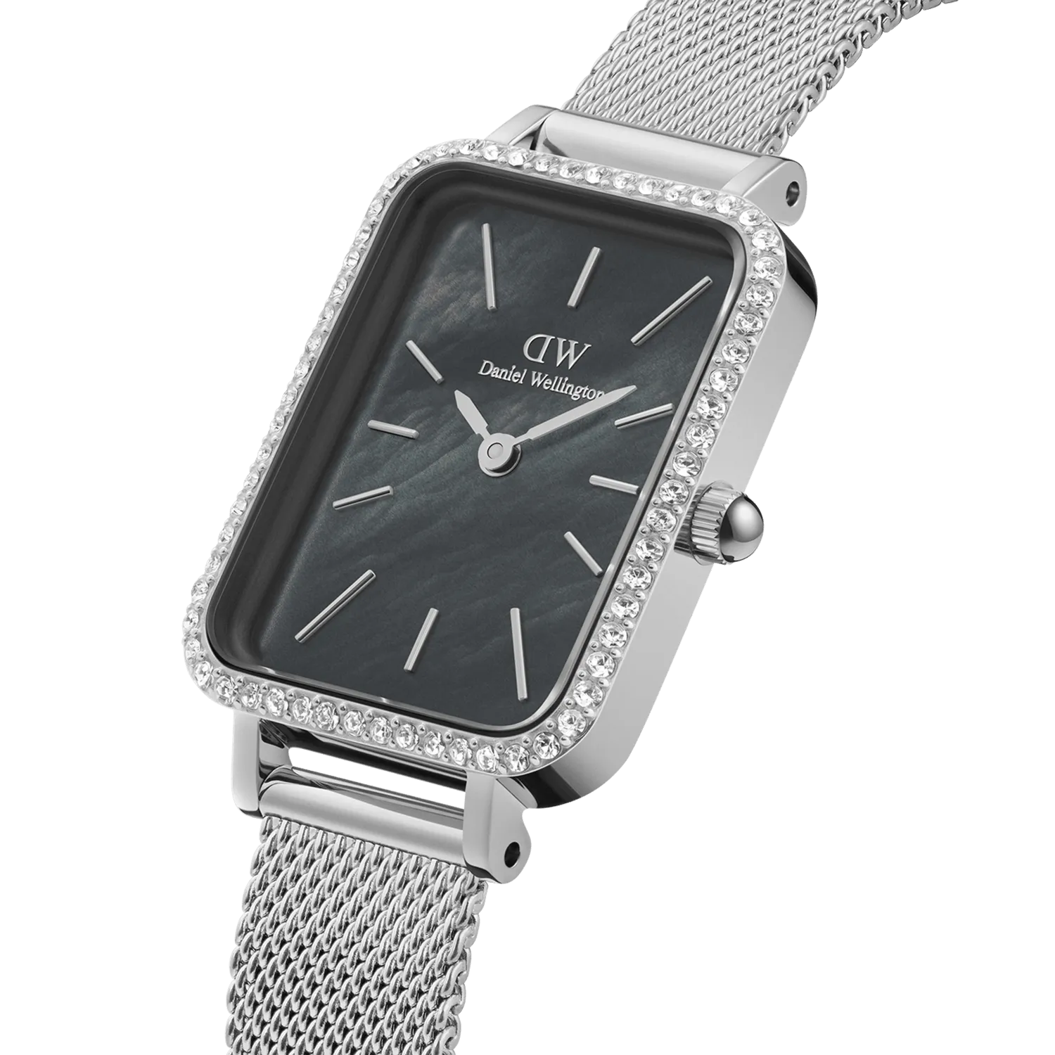 Daniel Wellington Quadro Lumine Bezel Sterling Watch DW00100667