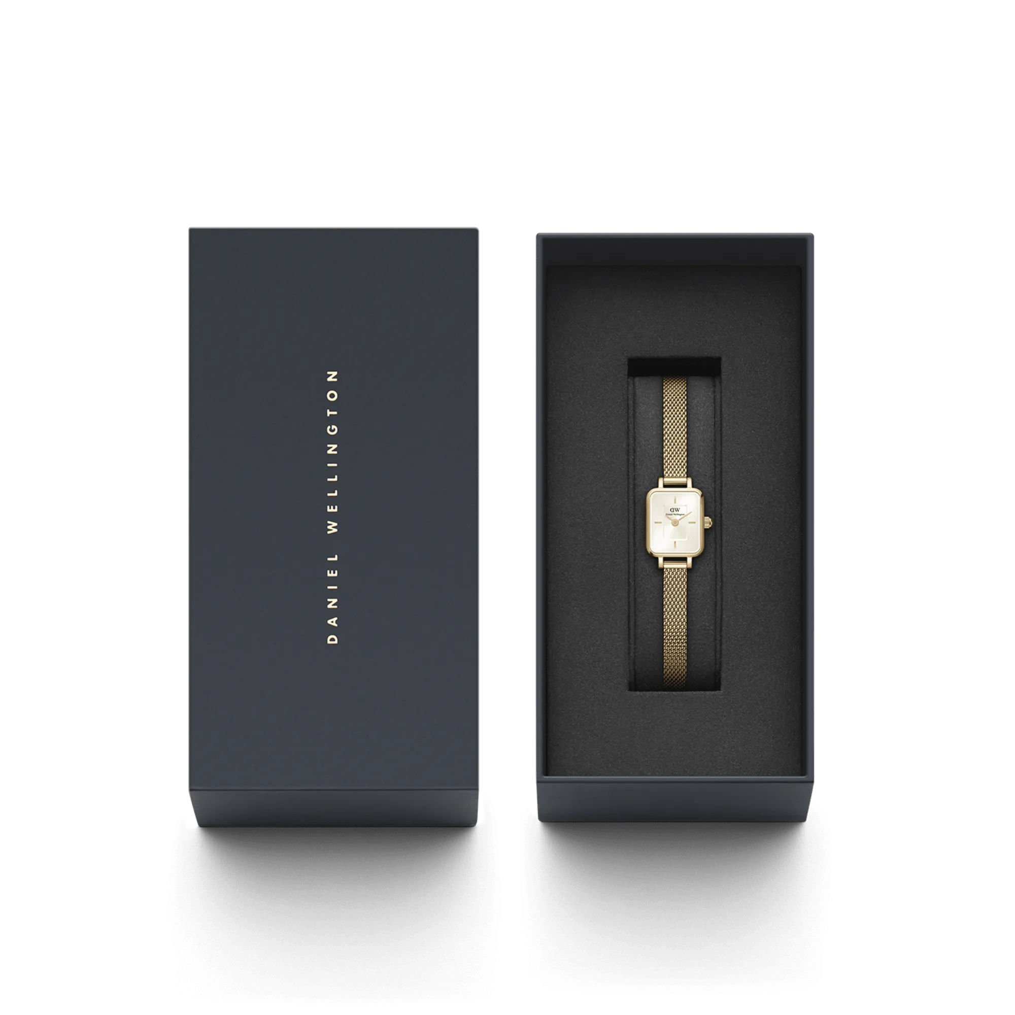 Daniel Wellington Quadro Mini 15x18mm Evergold G Champagne DW00100656