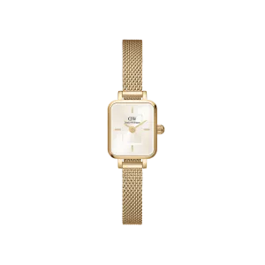 Daniel Wellington Quadro Mini 15x18mm Evergold G Champagne DW00100656