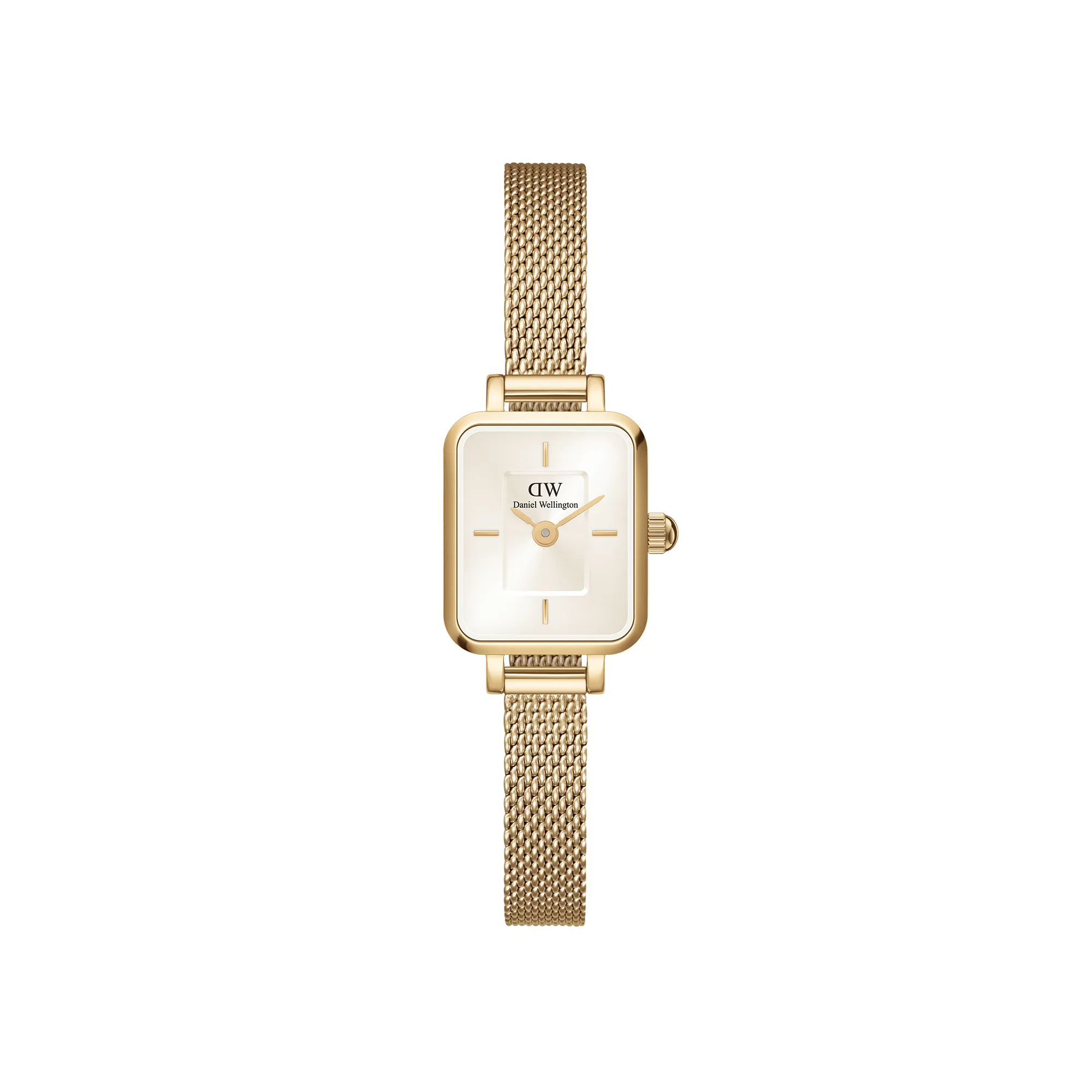 Daniel Wellington Quadro Mini 15x18mm Evergold G Champagne DW00100656