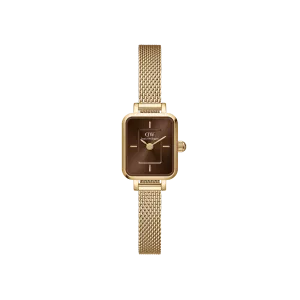 Daniel Wellington Quadro Mini 15x18mm Evergold Gold Amber DW00100654