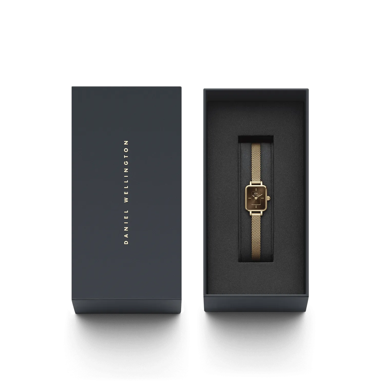 Daniel Wellington Quadro Mini 15x18mm Evergold Gold Amber DW00100654