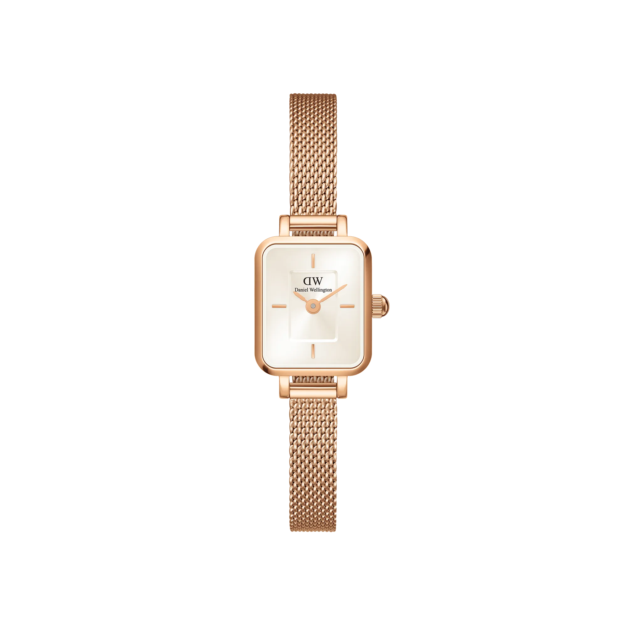 Daniel Wellington Quadro Mini 15x18mm Melrose RG Champagne DW00100651