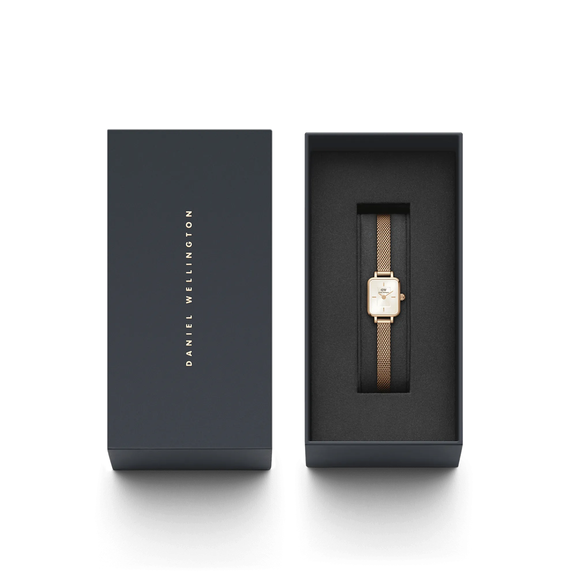 Daniel Wellington Quadro Mini 15x18mm Melrose RG Champagne DW00100651