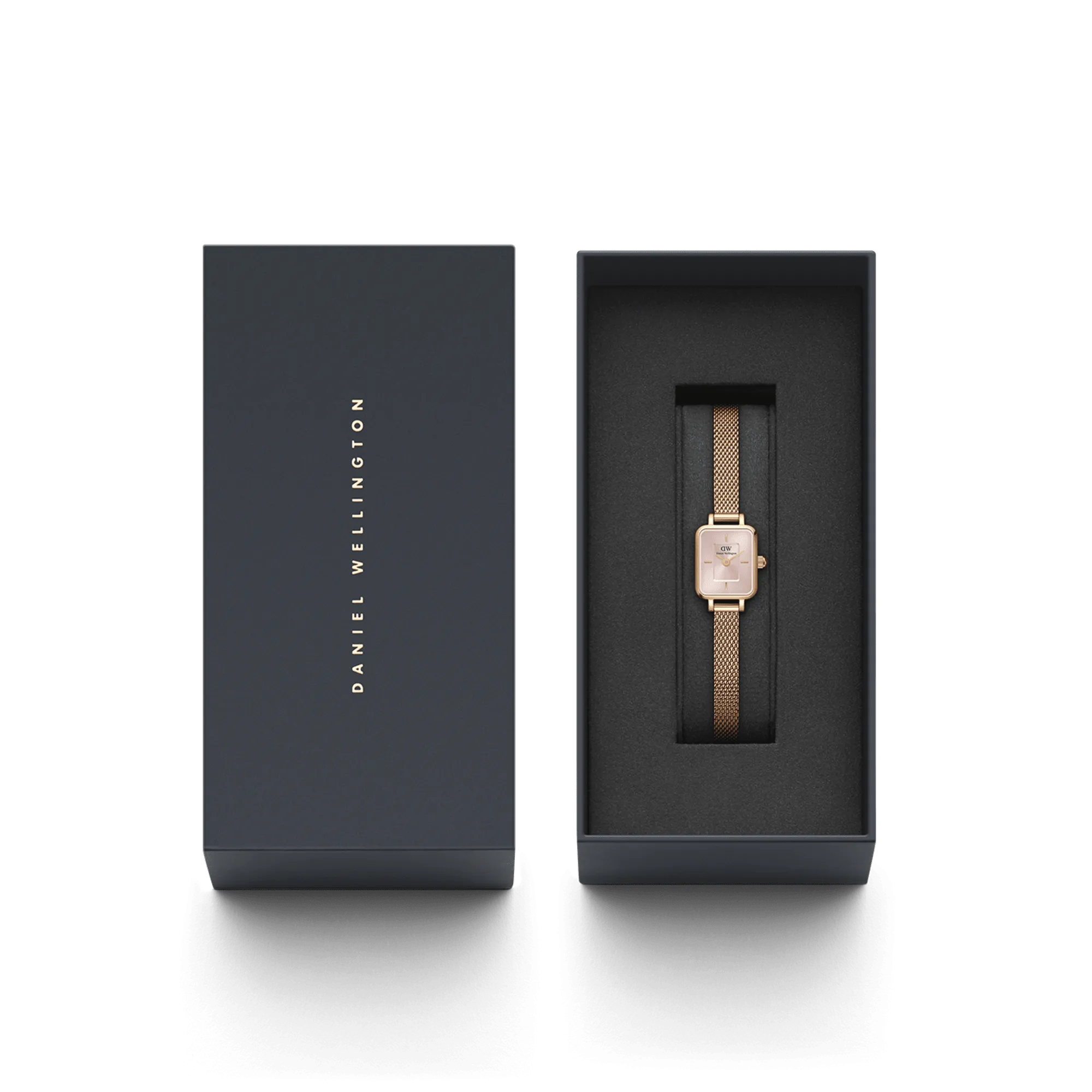 Daniel Wellington Quadro Mini 15x18mm Melrose RG Pink DW00100650