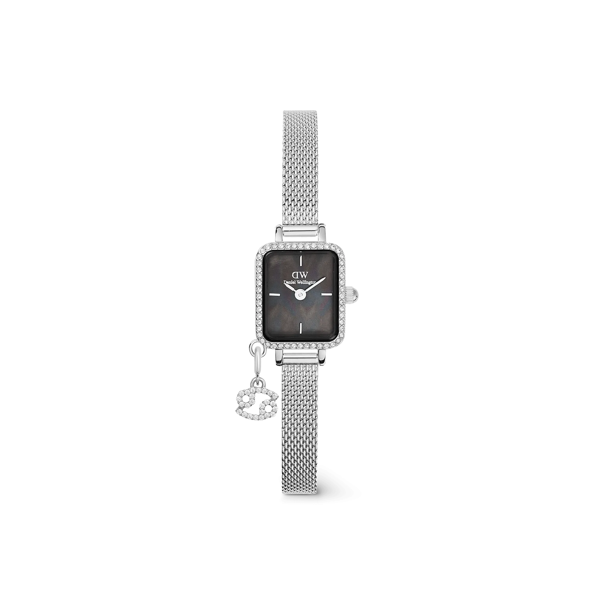 Daniel Wellington Quadro Mini Crystal Zodiac Sterling Watch