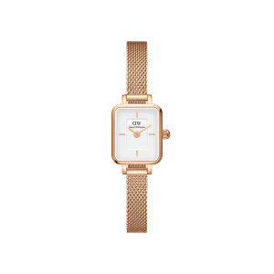Daniel Wellington Quadro Mini Melrose White Dial Watch DW00100727