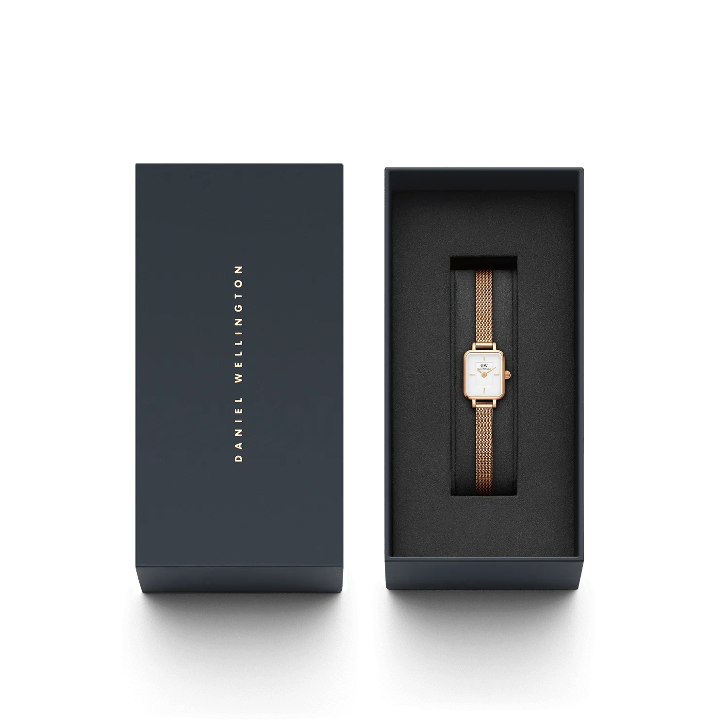 Daniel Wellington Quadro Mini Melrose White Dial Watch DW00100727