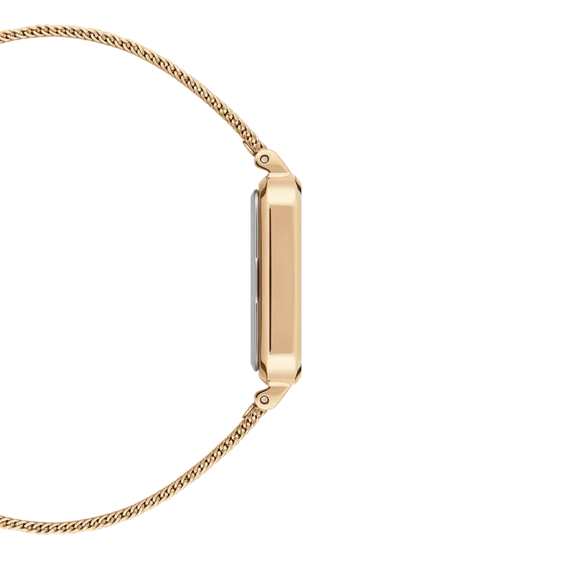 Daniel Wellington Quadro Pressed Evergold Gold Watch 20x26mm