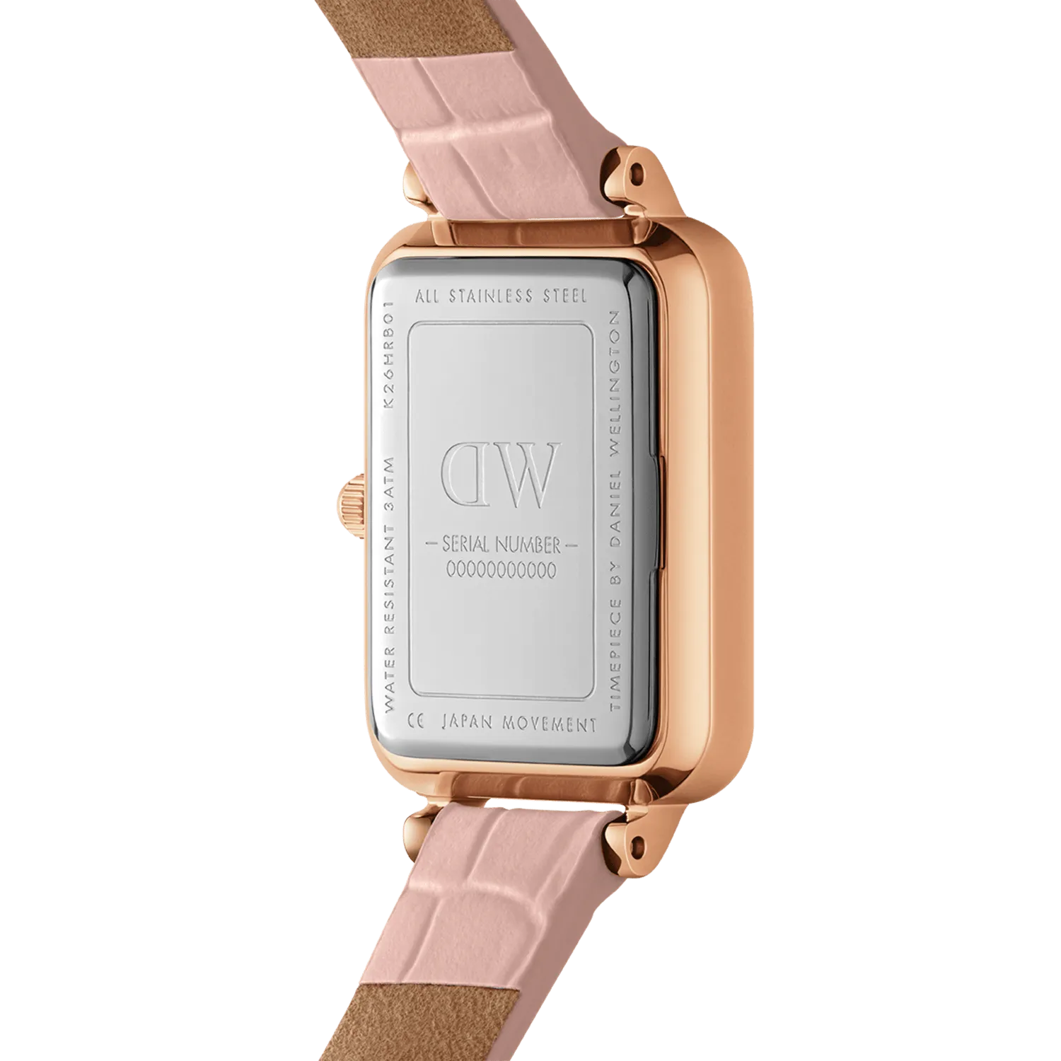 Daniel Wellington Quadro Pressed Rouge 26mm Watch DW00100508