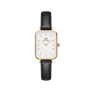 Daniel Wellington Quadro Pressed Sheffield Leather Rose Gold 20x26mm
