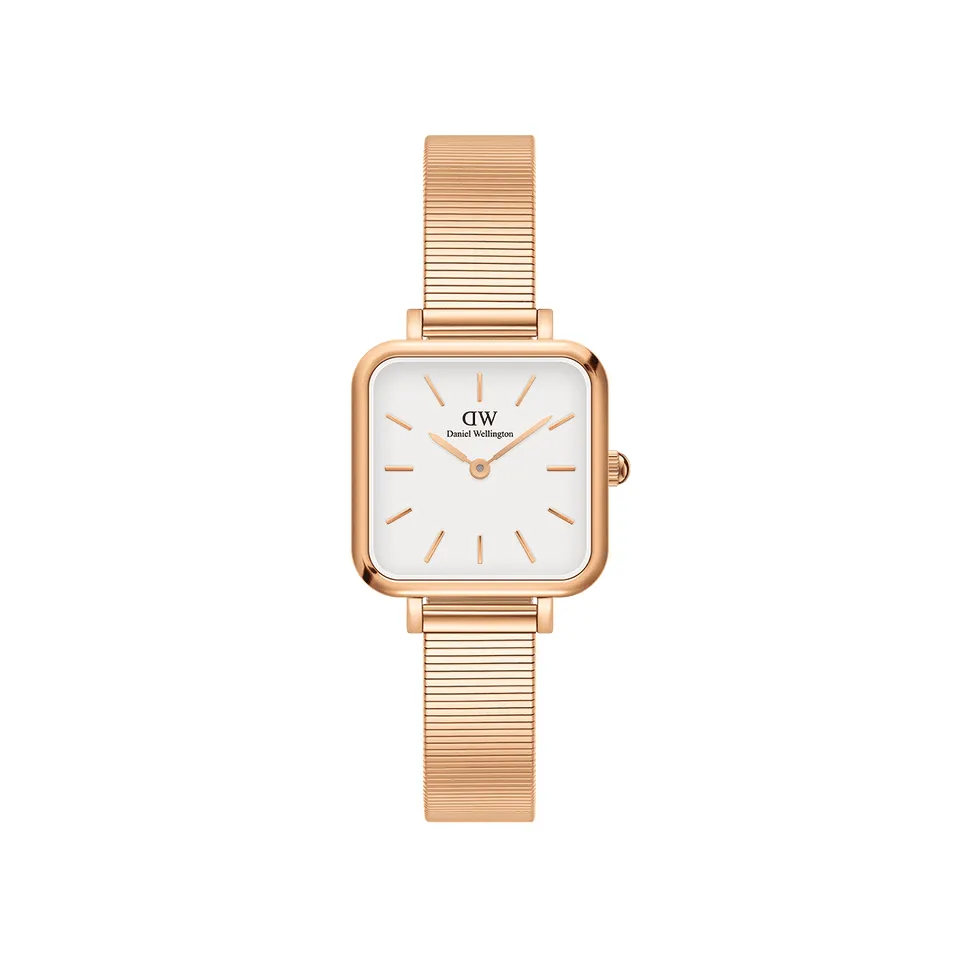 Daniel Wellington Quadro Studio 22mm RG White DW00100517