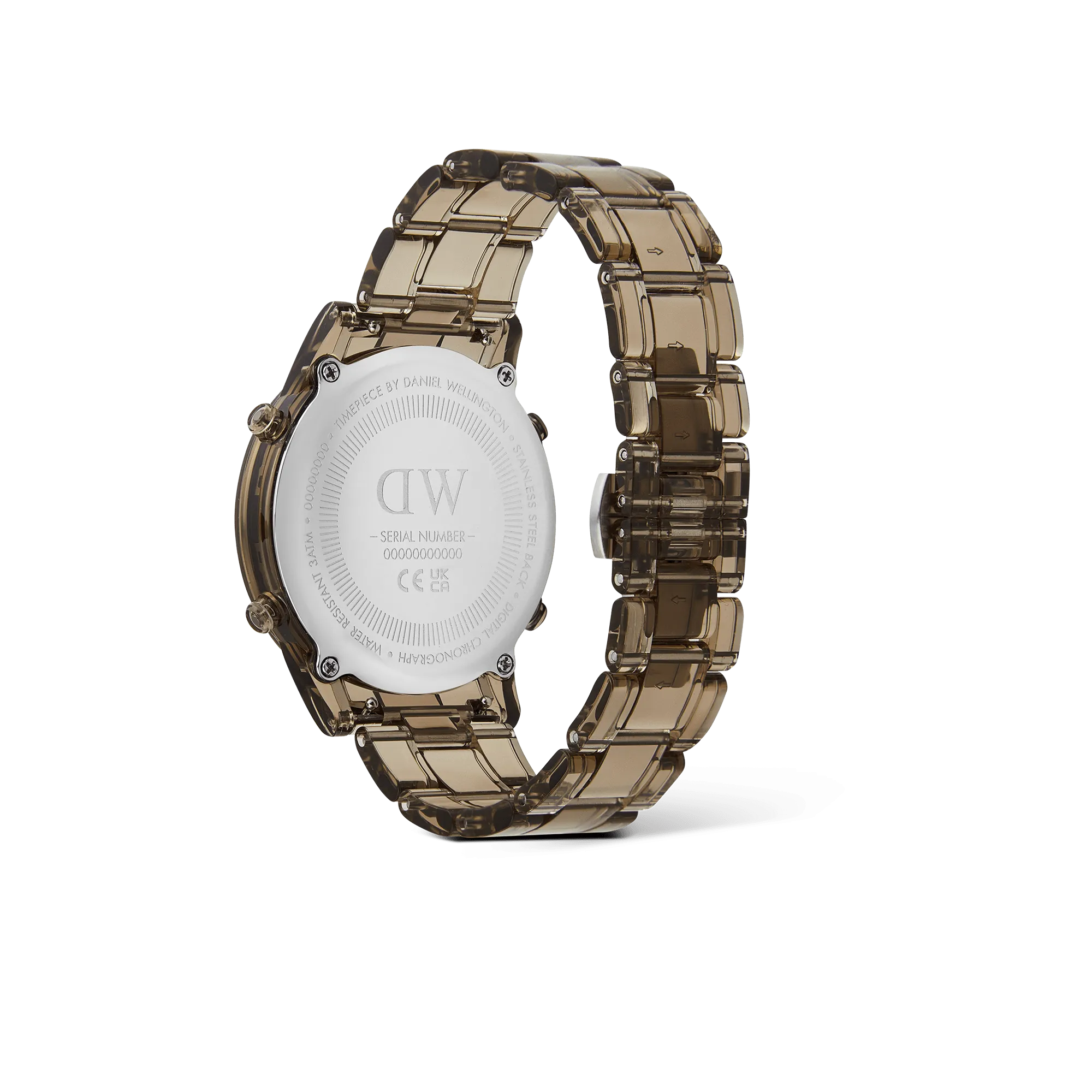 Daniel Wellington Retro Digital Dark Brown Watch