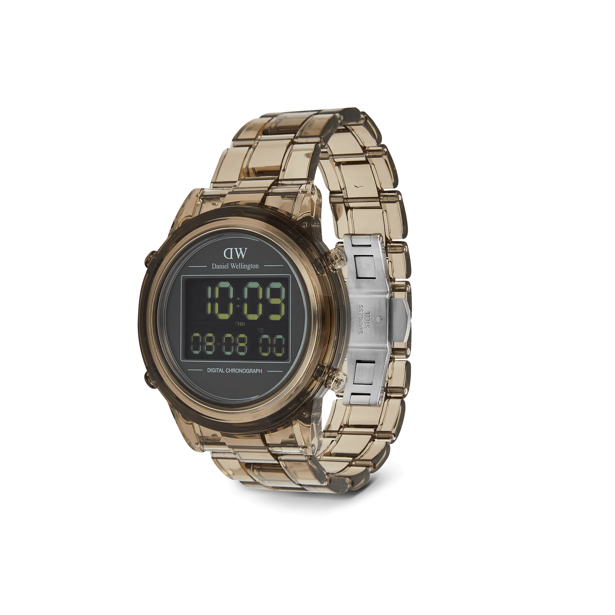 Daniel Wellington Retro Digital Dark Brown Watch