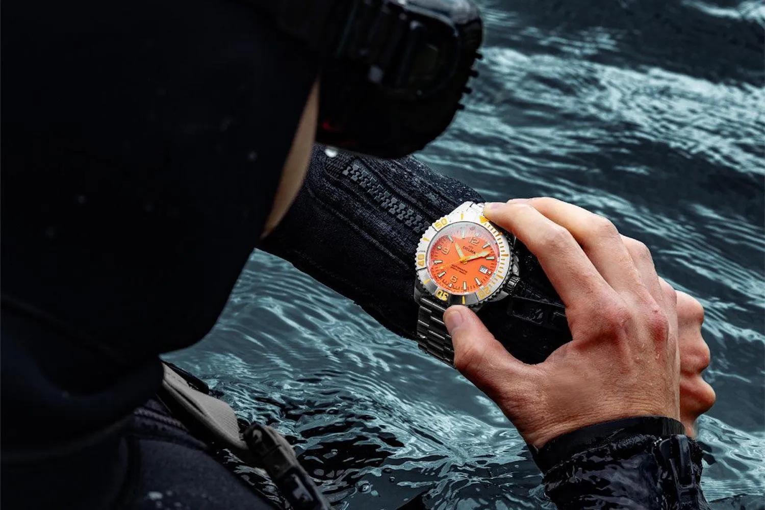 Delma Blue Shark IV Orange Limited Edition Watch