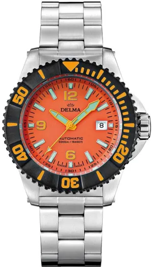 Delma Blue Shark IV Orange Limited Edition Watch