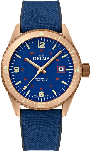 Delma Cayman Field Bronze Blue Watch
