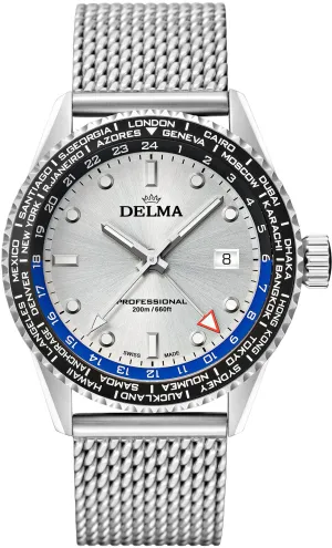 Delma Cayman World Timer Quartz Watch