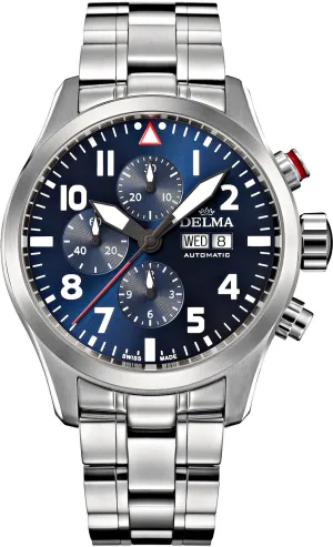 Delma Commander Blue Watch