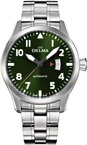 Delma Commander Green Watch
