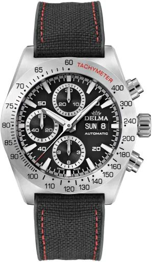 Delma Montego Chronograph Black Watch