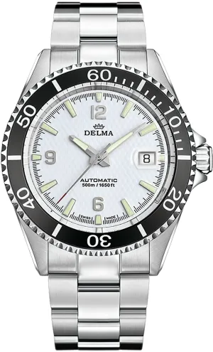 Delma Santiago Automatic White Watch