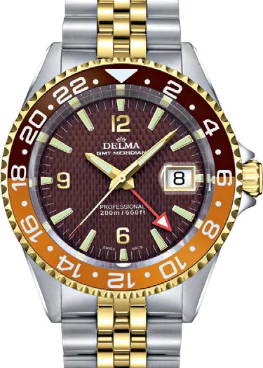 Delma Santiago GMT Bi-Colour Watch