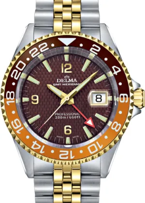 Delma Santiago GMT Bi-Colour Watch