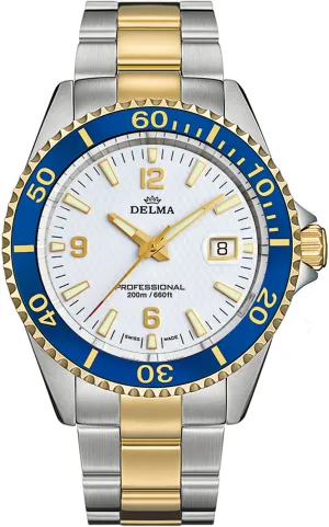 Delma Santiago Quartz Two Tone Watch