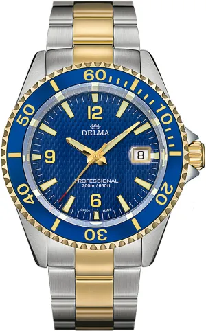 Delma Santiago Quartz Two Tone Watch