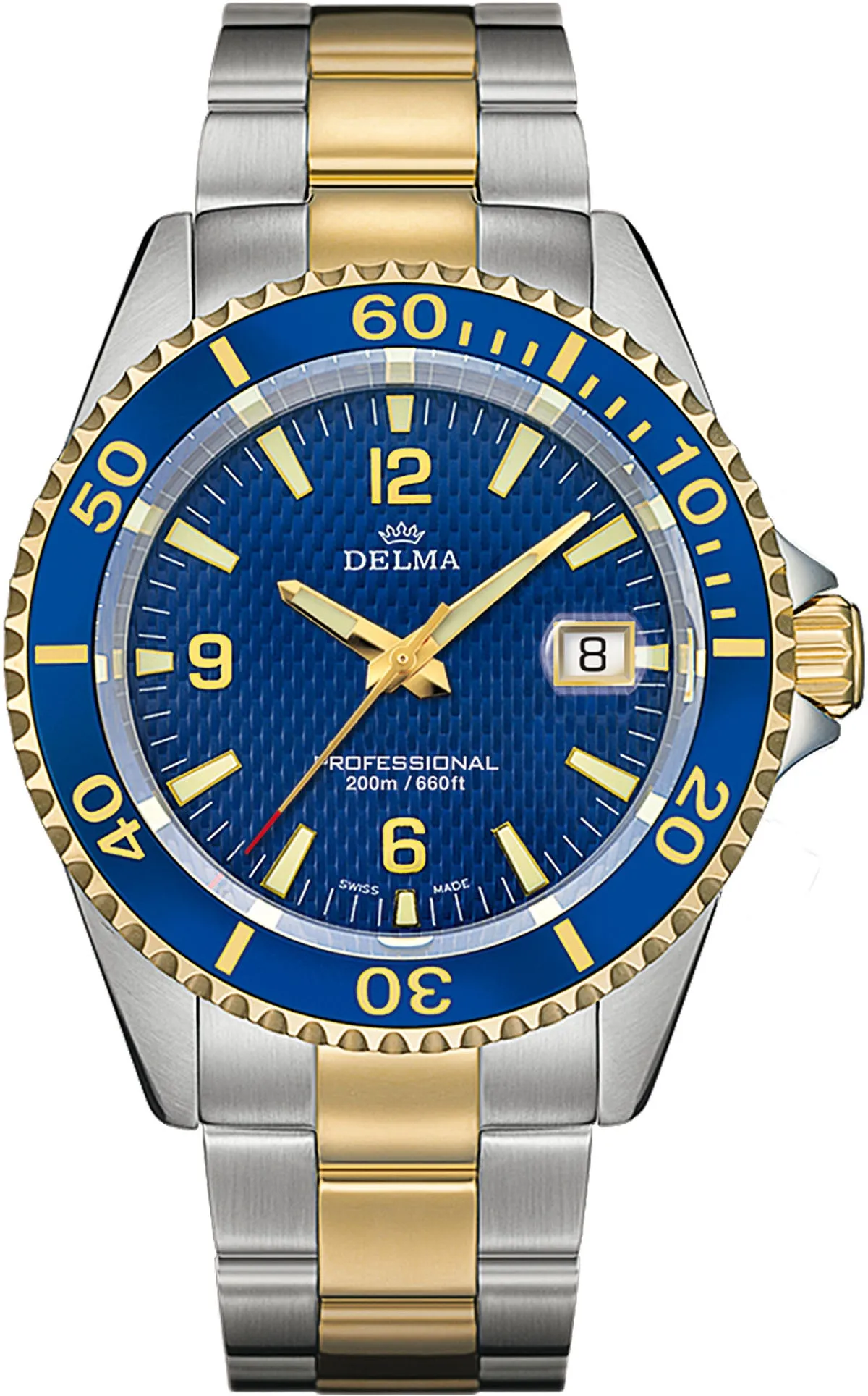 Delma Santiago Quartz Two Tone Watch
