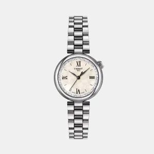 Desir Women Quartz White Mother Of Pearl Dial Analog Stainless Steel Watch T1520101111800