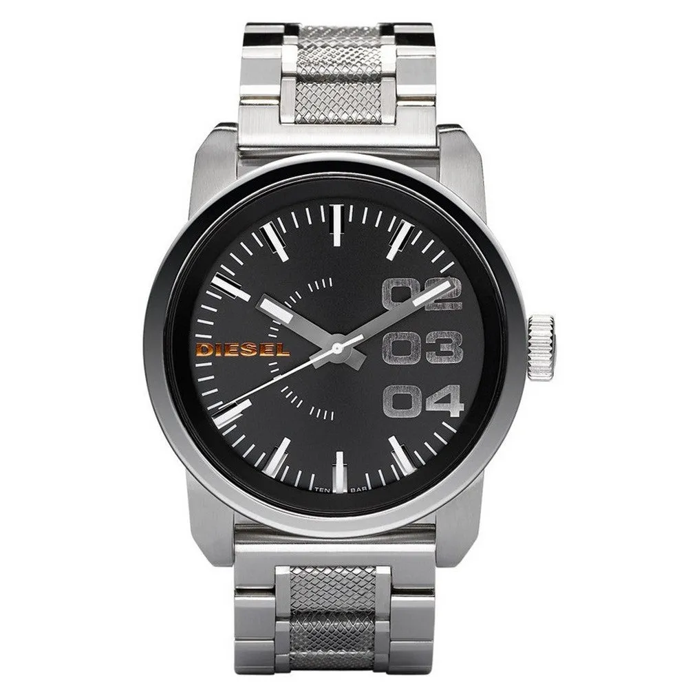 DIESEL DZ1370 Stainless Steel Black Dial Men's Watch