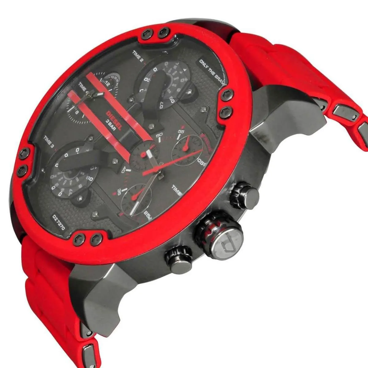 Diesel Men's Chronograph Watch - Mr. Daddy 2.0 Red Bracelet | DZ7370