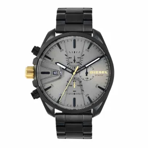 Diesel MS9 Black Chronograph Watch DZ4474