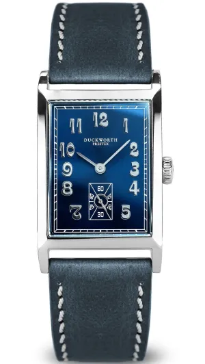 Duckworth Prestex Centenary Blue Blue Leather Watch