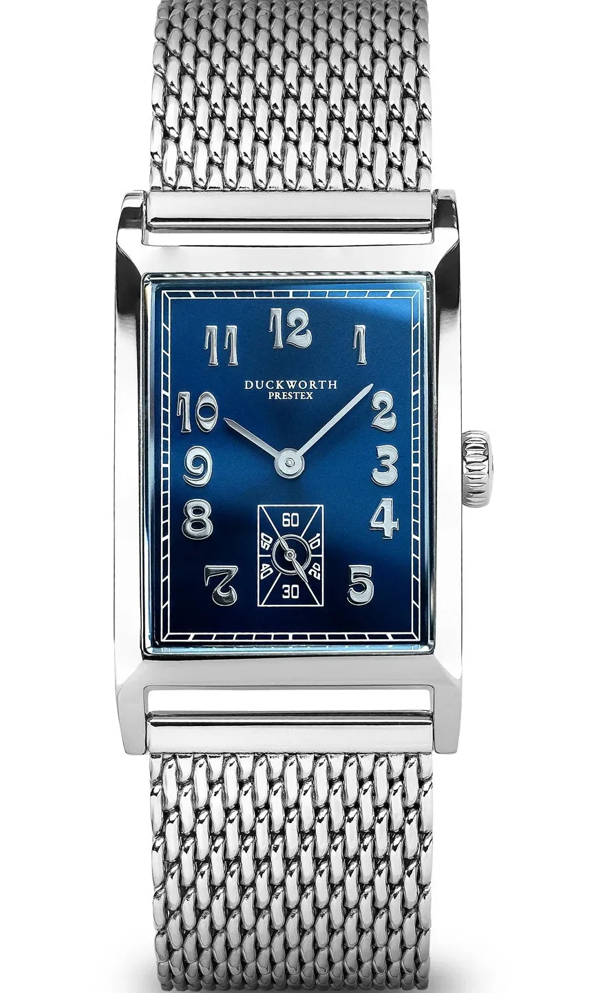 Duckworth Prestex Centenary Blue Mesh Bracelet Watch