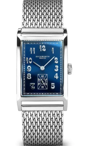 Duckworth Prestex Centenary Blue Mesh Bracelet Watch
