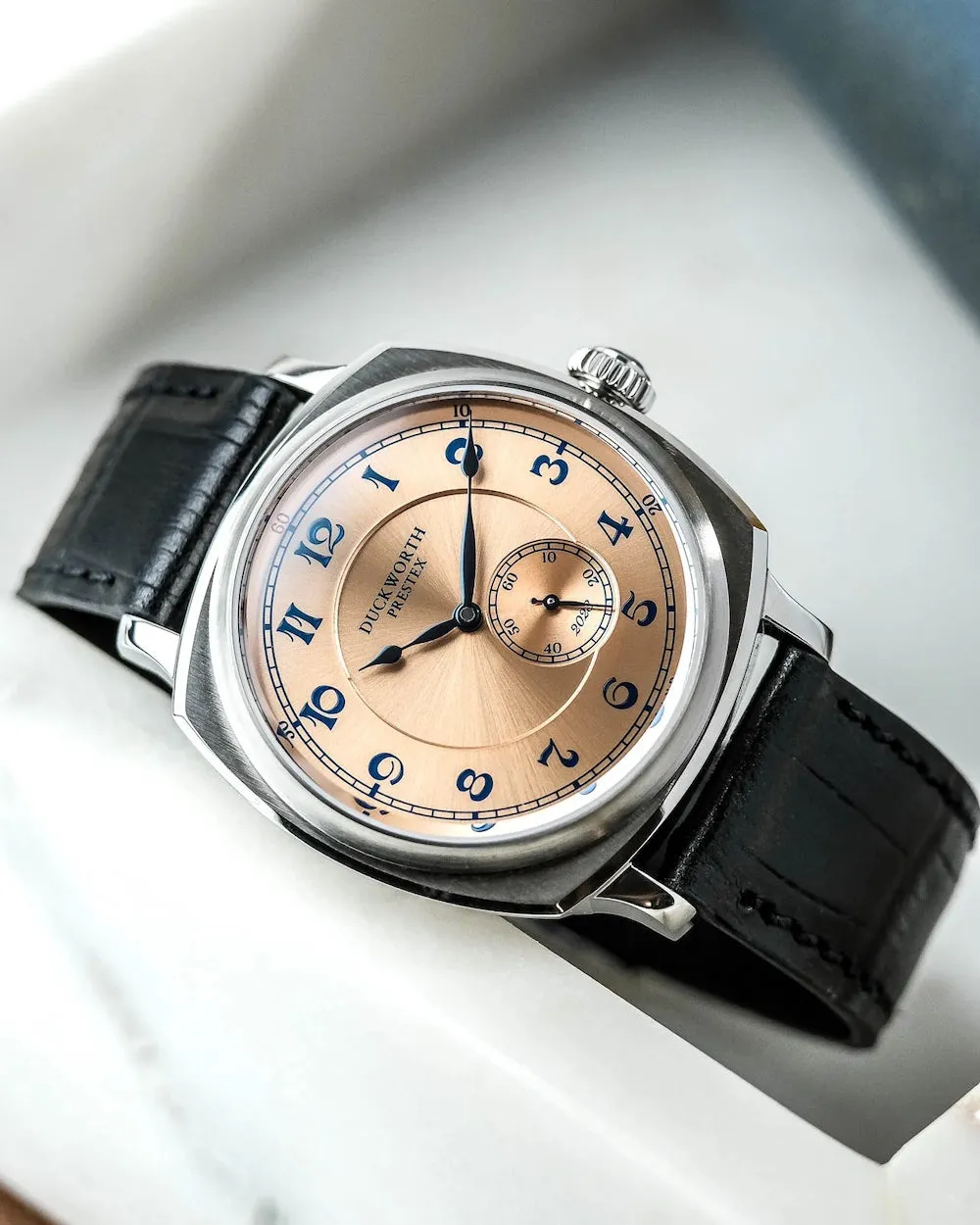 Duckworth Prestex Coronation 2023 Salmon Pink Limited Edition Watch