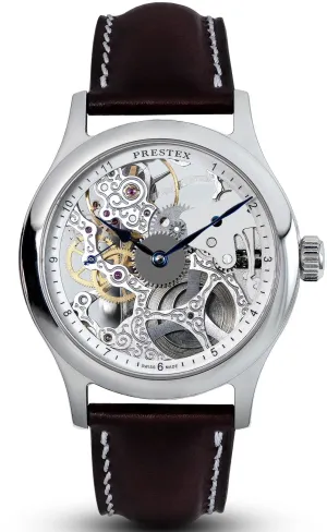 Duckworth Prestex Skeleton Blue Hands Watch
